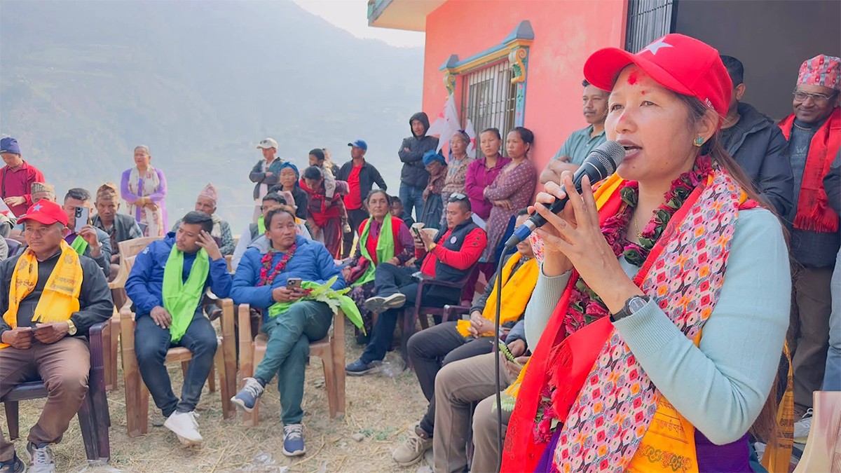 फागुन २१ पछि नेकपाको सरकार बनाएर भ्रष्टाचारी र सहकारी ठगलाई फेरि जेल हाल्नुछ : राधिका तामाङ