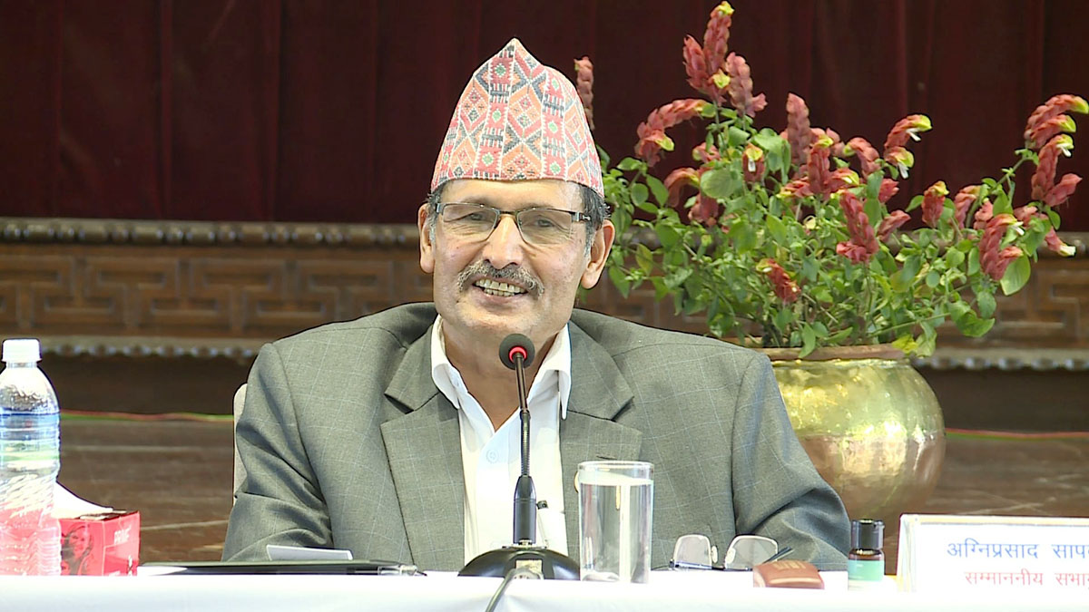 संघीय संसद्‌को ओजलाई माथि उठाउन सबैले भीष्म प्रतिज्ञा गर्नुपर्छ : सभामुख सापकोटा