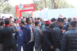 एमाले महाधिवशेन : मतदान जारी, ८०२ द्वारा मतदान