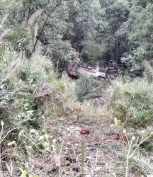 पोखरामा स्कुल बस दुर्घटनाः पाँच जनाको मृत्यु, १४ जना घाइते