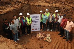 सिन्धुलीको गोलन्जोरमा ५ शय्याको अस्पताल भवन शिलान्यास 