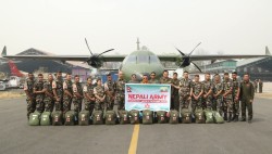 मेडिकल राहत लिएर नेपाली सेनाको टोली म्यानमारमा प्रस्थान