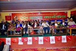 रुकुमपूर्वमा बाबुराम भट्टराईको सिंगो पार्टी माओवादी केन्द्रमा समाहित