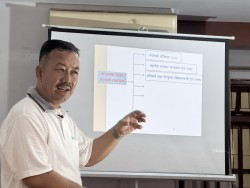 तामाङ भाषाको लिपि अुछेन(सम्बोटा) नै हो : मातृभाषा अभियन्ता प्रतीक ङेसुर