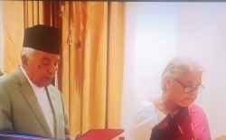 नव नियुक्त प्रधानमन्त्री कार्कीले आज कार्यभार सम्हाल्दै 