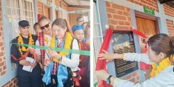 प्रदेश सांसद राधिका तामाङद्वारा नुवाकोट तादीमा स्वास्थ्य इकाई भवन उद्घाटन