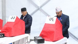 एमाले ११ औं महाधिवेशन : नयाँ नेतृत्वका लागि मतदान