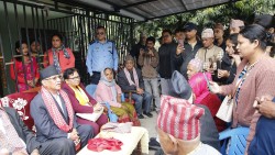 माओवादी केन्द्रको केन्द्रीय अभियान टोली मोरङमा,सहिद परिवारसँग भेटघाट