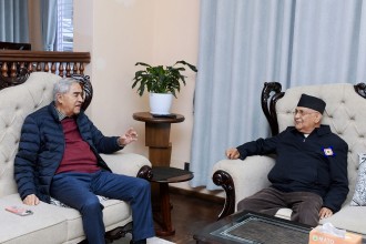 सभापति देउवा र अध्यक्ष ओलीबीच भेटवार्ता