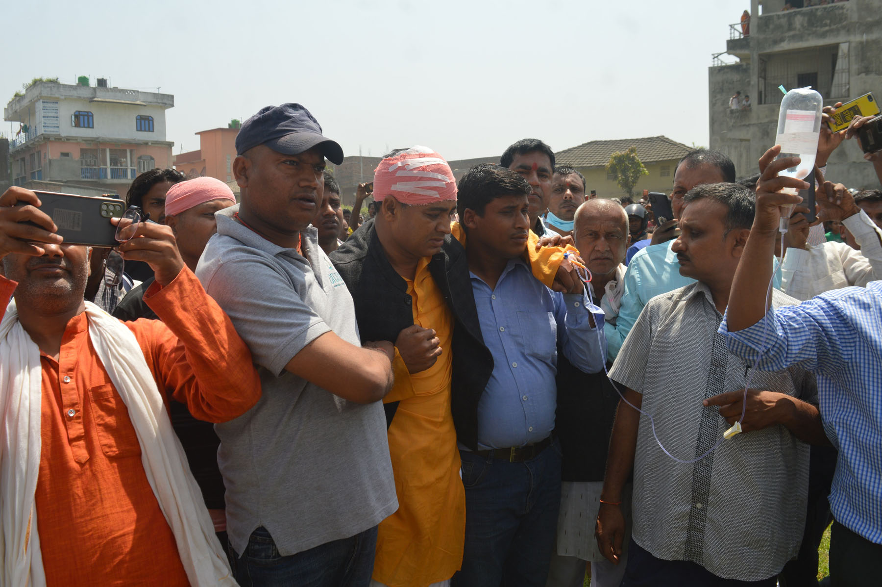 जसपा प्रमुख सचेतक साहमाथि एमालेले आक्रमण गरेको आरोप