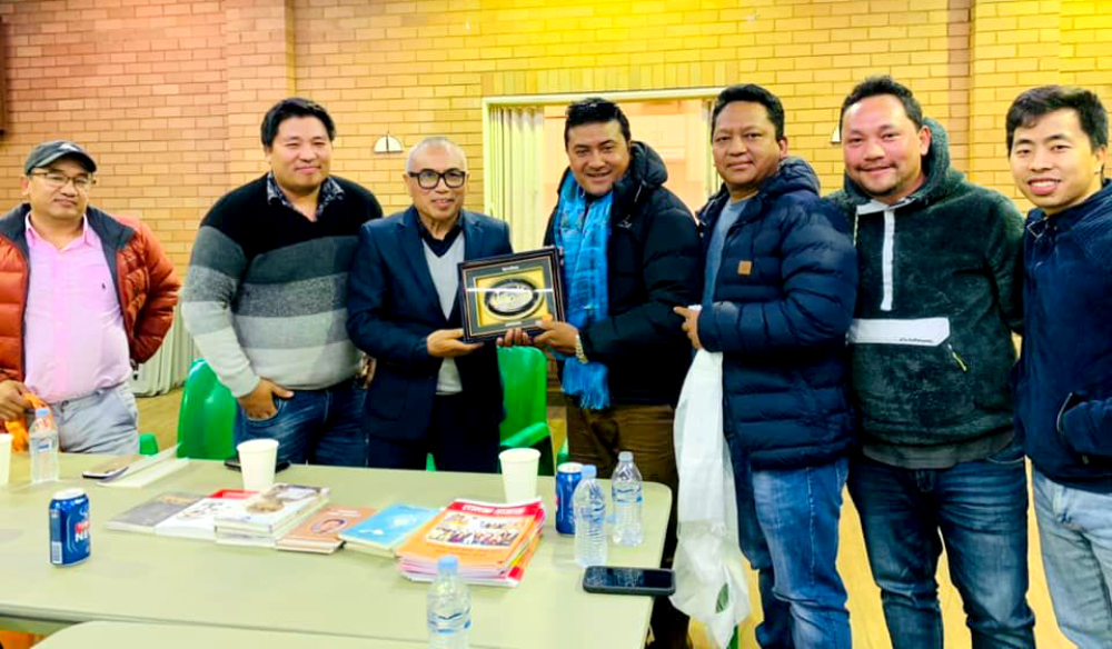 गायक बम्जनलाई तामाङ सोसाइटी अफ सिड्नीको सम्मान