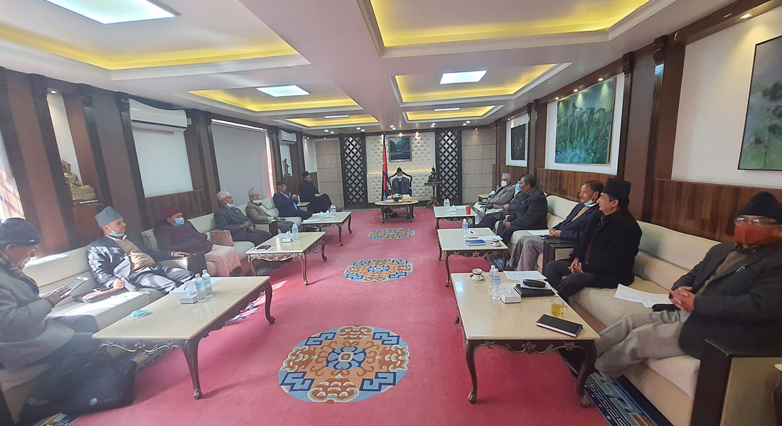 बालुवाटारमा सरकार सञ्चालन समन्वय समितिको बैठक जारी