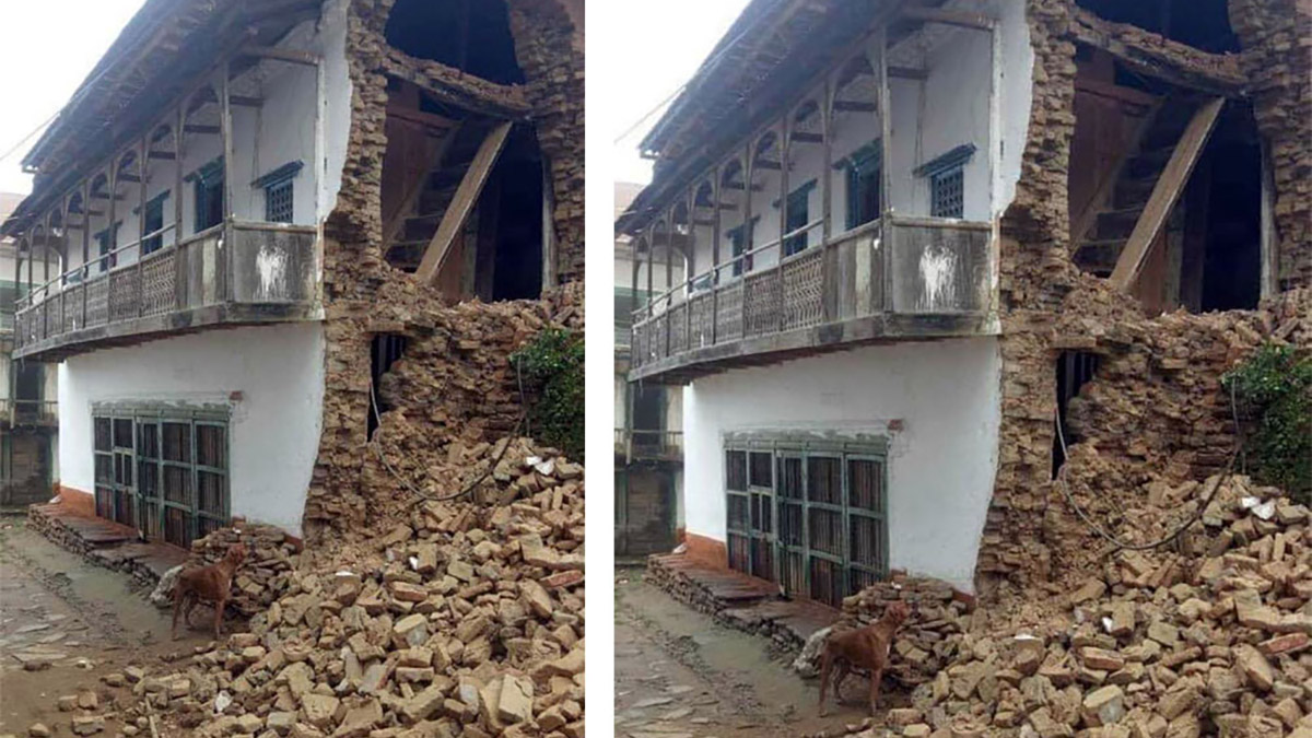 खोटाङ भूकम्प : दुई विद्यालय भवन, एक प्रहरी चौकी र चार सय ७५ घरमा क्षति