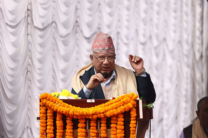 गठबन्धनले जनताको विश्वास जित्दै आएको छ: अध्यक्ष नेपाल