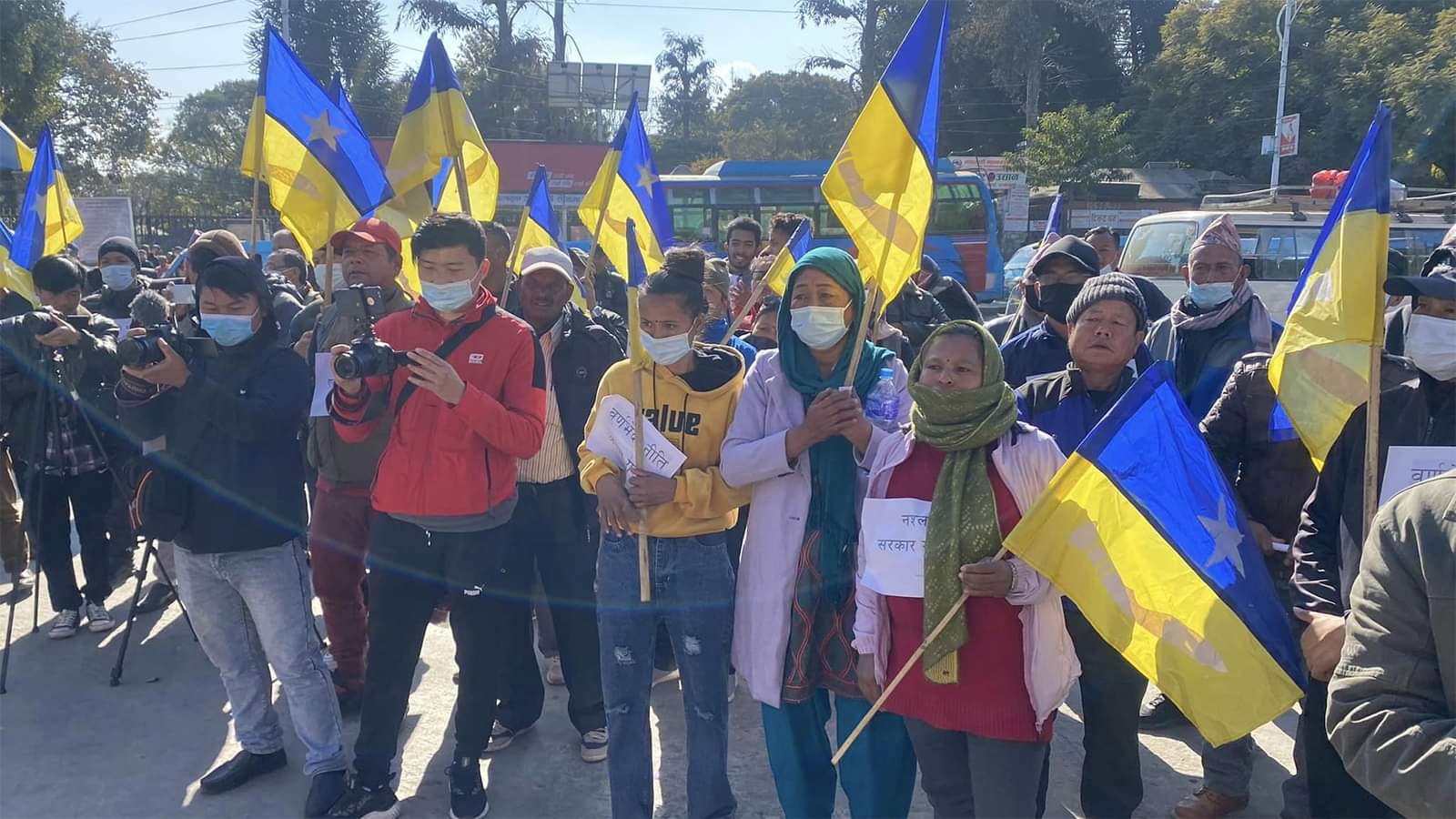 पृथ्वीनारायणको विरोध गर्दा सरकारले दमन गरेको भन्दै काठमाडौंमा प्रदर्शन